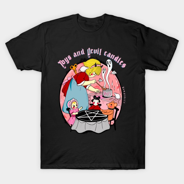 Toys and Devil Candies T-Shirt by dett